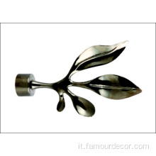 Asta della tenda hardware a quattro foglie